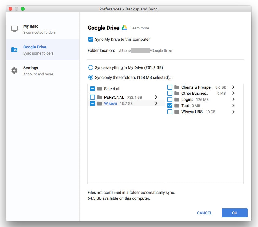 Google Backup and Sync - Syncs Your Google Drive