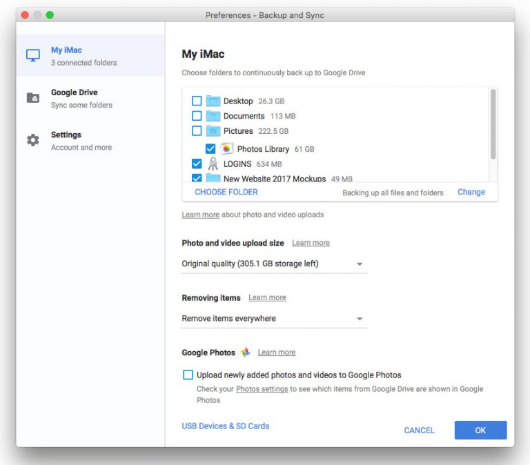 backup and sync from google bug backup and sync from google bug