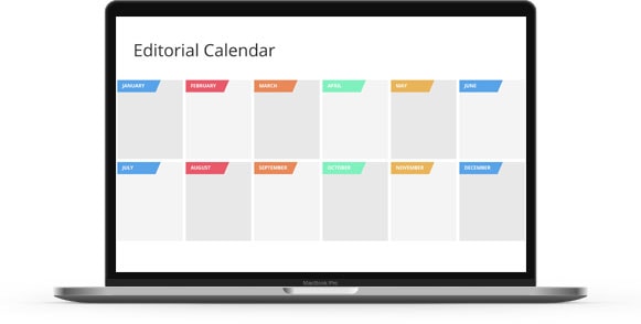 social media content calendar