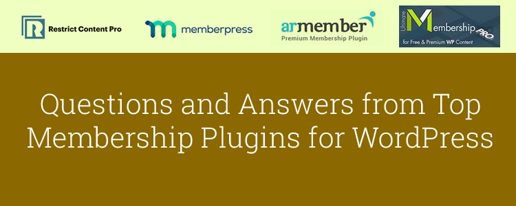 Membership Plugins for WordPress