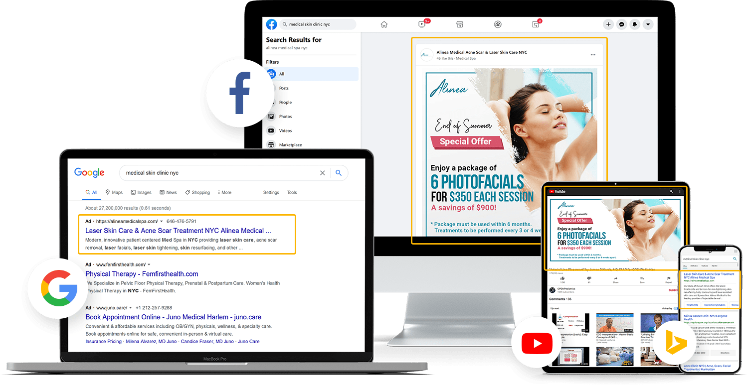 PPC For Alinea Medical Spa NYC
