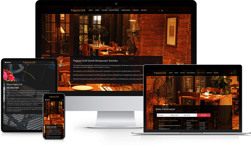 Wisevu Portfolio Pappas Grill Greek Restaurant