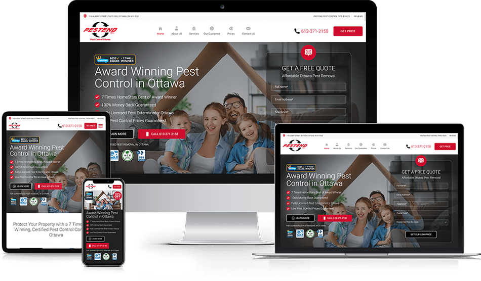 Wisevu Web Design Pest Control Ottawa