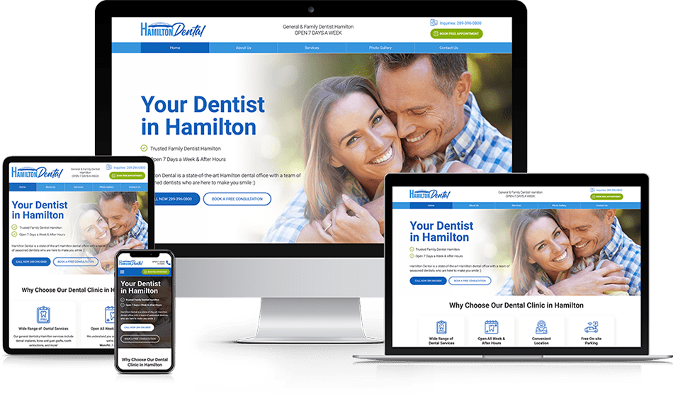 Wisevu Web Design Hamilton Dental