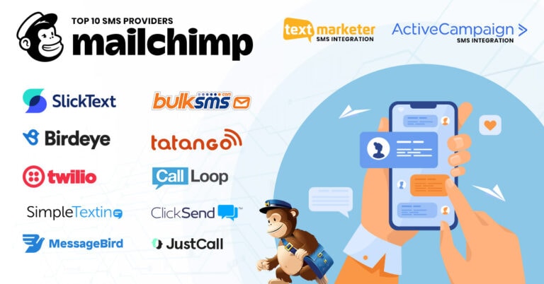 Top 10 SMS Providers with Mailchimp and ActiveCampaign Integrations