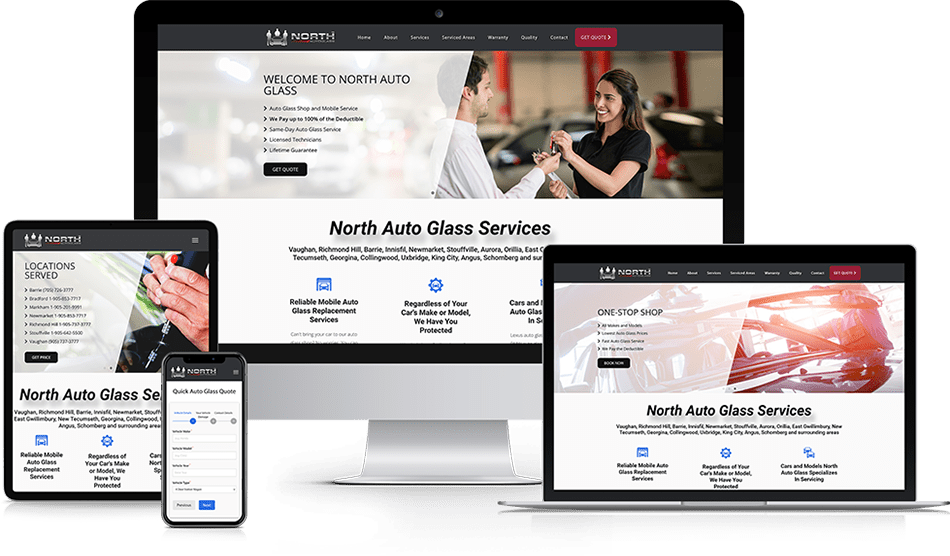 Wisevu Web Design - North Auto Glass Barrie