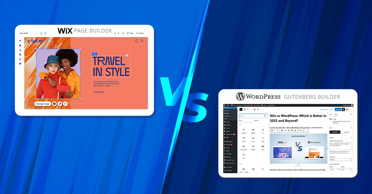 Ease of Use - Wix vs WordPress