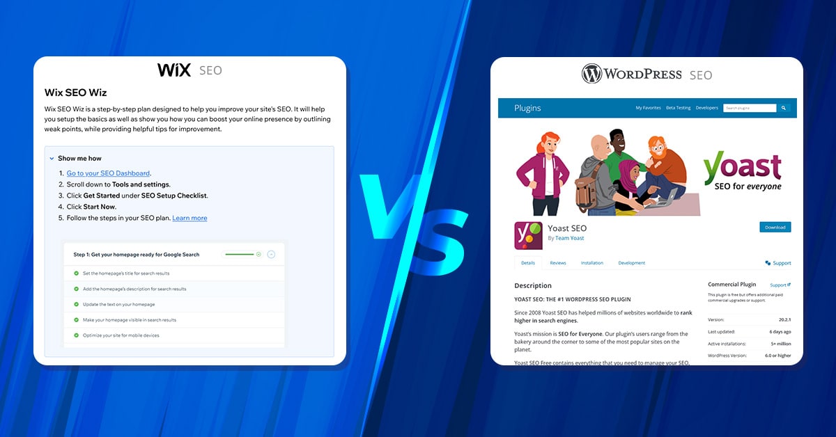 SEO - Wix vs WordPress