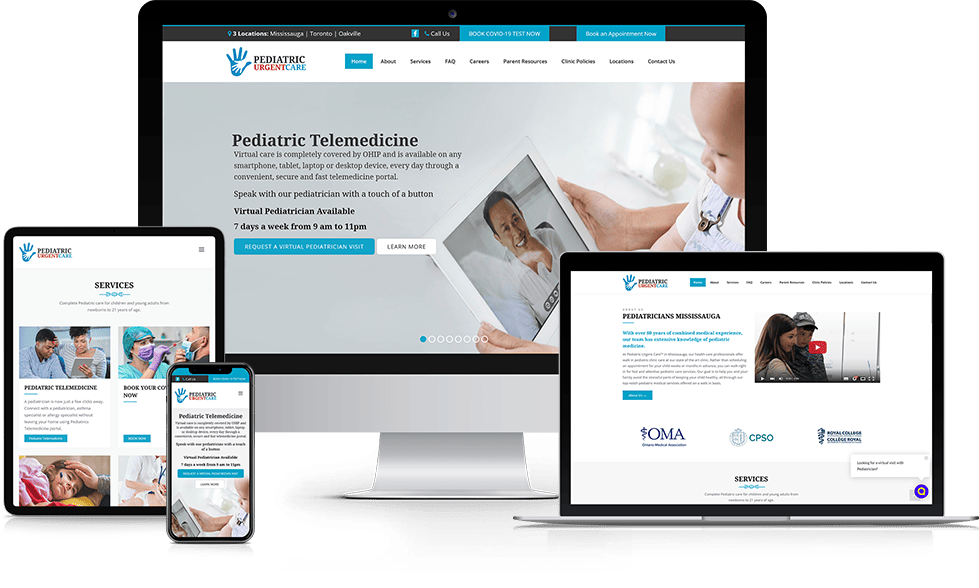 Wisevu Portfolio - Pediatric Urgent Care