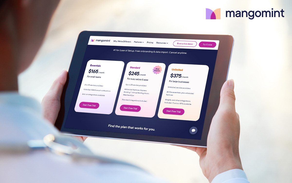 Mangomint Pricing Plans