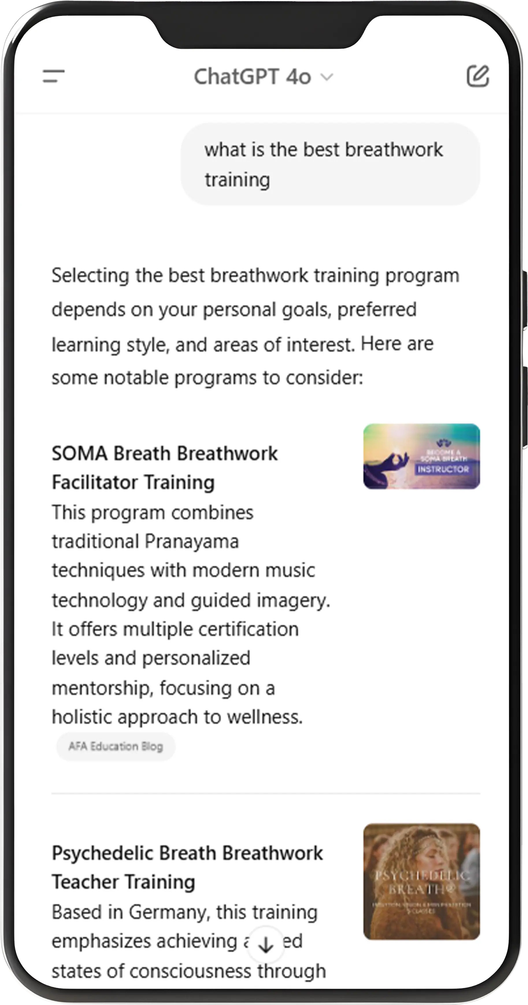 WV Ai Search Optimization Phone Mockups SOMA Breath AI Search