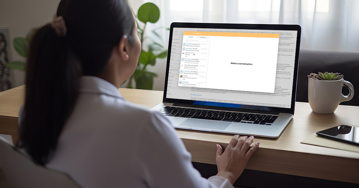 Symplast CRM Unified Conversations Inbox